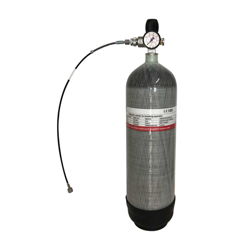 6.8 Ltr Carbon Fibre Airgun Charging Cylinder 300 bar